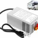 WF-9855 55 Amp RV Power Converter/Charger - RV Power Converter for Deck-Mounted WF-9800 Series Converter Charger for RV Campers (Silver)