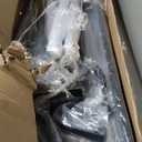 Wall Mounted Pot Rack, 23.8 Inch Pot and Pan Organizer with 2 Tier Hanging Rails, 12 S-Hooks, Metal Pot Rack for Kitchen Cookware Organizer, Space Saving, for Kitchen Utensils, Black PR01BK