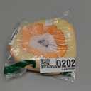 ANWA Adjustable Cat Cone Collar Soft, Cute Cat Donut Collar After Surgery, Kitten Recovery Cones to Stop Licking (Small, Orange)