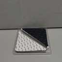 Rabenda 12 Pcs Rug Tape, Non Slip Rug Pads Grippers for Hardwood Floors and Tiles, Reusable Carpet Tape for Area Rugs, Double-Sided Adhesive Rug Stickers Keep Corners Flat (Black)