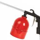 Air Blow Gun Pneumatic Engine Cleaning Gun with Watering Bottle, High-Pressure Air Sprayer Kit with Brass Nozzle, Vehicle Cleaning Degreaser Tool for Car Engine Compartment, Wheel (Straight&Bottle)