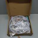 Hanging Lamp Plug in Pendant Light 2 Pack with Remote Control, 15Ft Hanging Lights with Plug in Cord Flower Lamp Shade Hanging lamps for Living Room Plug in Hanging Light Fixture for Bedroom, Kitchen