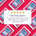 Wet Ones Antibacterial Hand Wipes Singles, Fresh Scent Wipes, Individual Wipes, Antibacterial Wipes, Hand Wipes Individually Wrapped, 24ct (6 pack)