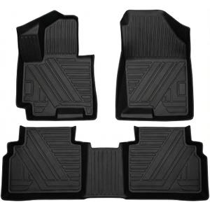 TPE Floor Mats Compatible with KIA Sportage Gas 2023-2026 ModelsAll Weather Protection 3D Waterproof Durable Anti-Slip TPE Floor Liners 1st  2nd Row Custom-fit Set Accessories Non Hybrid Non PHEV