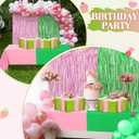 Kolldenn 24 Pcs Pink and Green Party Bags, Witch Paper Bags with Handle, Pink and Green Party Witch Theme Goodie Favors for Birthday Supplies