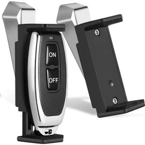 IMIKEYA 2-Pack Garage Door Remote Holder for Car Visor - Adjustable Length Clips Sun Visor Mount Secure Remote Control Clip for Vehicle Interior Organizer