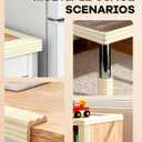 Edge and Corner Guards with Strong Adhesive Extra Thick Baby Proofing Furniture Protector for Table Desk Bed Cabinets Child Safety for Home and Nursery (Beige White, 16.4 Feet)