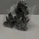 Large Fish Tank Decorations - Mountain View Aquarium Ornament with Tree House Cave Bridge,Resin, 10.24x9.45x5.12 inches, C