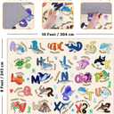 Kids Rugs for Playroom Educational Rug for Learn The ABC Alphabet, Soft Machine Washable Non-Slip Cute Carpet for Classroom Toddler Nursery Kids Room Decor Mat, One Size