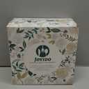 125PCS Blue and Gold Plastic Plates - Airy Blue Disposable Plate - Gorgeous Plates with Gold Plastic Silverware Sets for 25 Guests for Party & Wedding & Spring