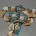 Sage Green Maternity Sash and Corsage Set Mom to Be Daddy to Be Corsage Greenery Theme Baby Shower Decorations Olive Green Belly Band Gender Reveal Party Gift Keepsake Pregnancy Photo Props