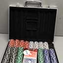 Comie Poker Chips,500PCS Poker Chip Set with Aluminum Travel Case,11.5 Gram Poker Set for Texas Holdem Blackjack Gambling