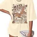 Magical Shirt for Women Magic Kingdom Shirts Oversized Graphic Short Sleeve T-Shirt Casual Holiday Vacation Tee Tops (Yellow, XL)