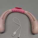 Kids Neck Fan, Portable Bladeless Neck Fan for Kids, 2600mAh Rechargeable Cooling Fan for 4-14Y Girls Boys with Unicorn Stickers, 4 Speeds & Lightweight Wearable Quiet Fan for Study/ Camping/ Travel