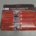 5-Window Shrink Film Window Insulation kit（62-Inch x 210-Inch）
Insulating Film Window Kit Keeps Cold Air Out and Warm Air In (5 Windows)