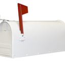 Fulton Standard Rural Mailbox White
