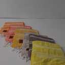 GOLD CASE HOME COLLECTION Bundle of LYCIA Set of 6 and Free Solo Beach Towel - Yellow Tones