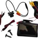 4.3" TFT LCD Monitor+Reversing Camera 170Car Rear View Kit Truck Multifunction Car Reversing Parking Camera + Wired 4.3" Rear View LCD Monitor Kit Shockproof 4.3" TFT
