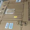 Cumbor 2 Pack 30-40.6 in Baby Gate for Stairs and Doorways, Dog Gate White