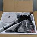 46 Inch Ceiling Fans with Lights and Remote, Black Low Profile Ceiling Fan, Flush Mount Style with 5 Blades, For Indoor Bedroom Living Room/Outdoor, 6 Speed Reversible DC Motor, 3CCT Dimmable LED