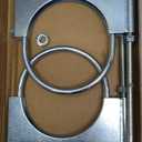 LCGP 4" Universal Exhaust Clamp with Hanger Made of Heavy-Duty Steel Clamp with Rear Muffler Hanger Exhaust Pipe 2PCS