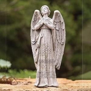 Roman Joseph's Studio 18.25" Celtic Angel Garden Statue  Inspirational Outdoor Decor, Spiritual Gift for Memorials or Loved Ones