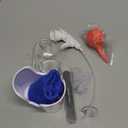 Ear Wax Removal Tool, Ear Cleaning Kits Safe Ear Irrigation Kit Ear Flush Kit for Adults Kid, Ear Wax Washer Device Easy to Operate, Includes Basin, Syringe, Curette Kit, Towel and 40 Disposable Tips