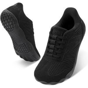relxfeet Men's Barefoot Slip-On Shoes Wide Toe Box Zero Drop Minimalist Sneakers for Walking Training & Everyday Comfort, Size 7