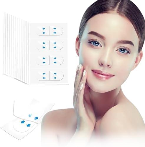 Face Tape Lifting Invisible, Face Lift Tape, Neck Facelift Strips Invisible Use Before Makeup, Instant V-shaped Lifter Face-lift Sticker for Lifting Sagging Skin Wrinkle Double Chin Jowls Eyes