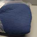 Yvooxny Quilt Set California King 3-Piece Quilt Set Plaid Floral Patchwork Quilts Cotton Quilted Bedspread with Pillowcases for All Seasons, Azure Blue, 118x110 Inches