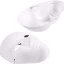 12 Pcs DIY White Mask, Halloween White DIY Masks,Plain Mask Paper Full Face Opera Masquerade Masks