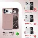 for iPhone 17 Pro Case, Compatible with MagSafe, Screen Protector +[Integrated Silicone Camera Control Button], Shockproof Protective Magnetic Case for iPhone 17 Pro 6.3", Dune Brown