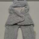 XMWEALTHY Cute Baby Items Newborn Plush Nursery Swaddle Blankets Soft Infant Girls Clothes Grey