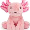Axolotl Stuffed Animal Toy, Soft Huggable Plush Toys for Kids, Cute Animal Gift for Boys Girls and Toy for 1-3 Toddlers -8.5 Inch