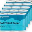 Amazon Basics FSC-Certified 2-Ply Septic-Safe Toilet Paper, Soft, 350 Sheets per Roll, 30 Rolls = 185 Regular Rolls
