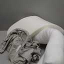 Baby Lounger - Baby Lounger for Newborn 0-24 Months, Soft Breathable Cotton Infant Lounger Cover, Portable Baby Nest for Travel, Newborn Essentials (Silver)