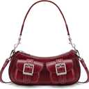 Punk Shoulder Purse for Women Vintage Goth Trendy Crossbody Bag