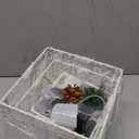 Set of 3 Christmas Lighted Gift Boxes, Pre-lit 60LED Light Up Present Boxes Ornament Outdoor, White Lace Boxes with Red Bows, Battery Operated Christmas Decorations for Indoor Home, Party, Lawn Decor