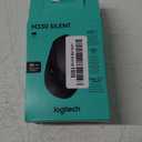 Logitech M330 SILENT Wireless Mouse, 2.4GHz with USB Receiver, Optical Tracking, Quiet & Lightweight, Long Battery Life, for PC, Mac, Laptop, Chromebook - Black