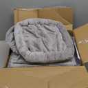 Heybly Cat Tree with Toy, Cat Tower Condo for Indoor Cats, Cat House with Padded Plush Perch, Cozy Hammock and Sisal Scratching Posts, Light Gray HCT004SW (43.3 inch)