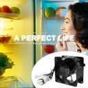 WR60X35205 Refrigerator Evaporator Fan Motor Compatible with GE Replace WR60X20880 WR60X24723 WR60X26281 WR60X29099 WR60X35665 Refrigerator Fan Motor DAZB0838RCMPG03 197D9873P005
