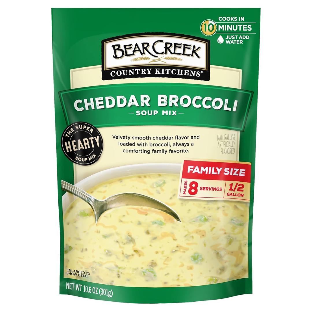 Bear Creek Soup Mix, Cheddar Broccoli, 10.6 Ounce (Pack of 6) BBD: 12/15/27