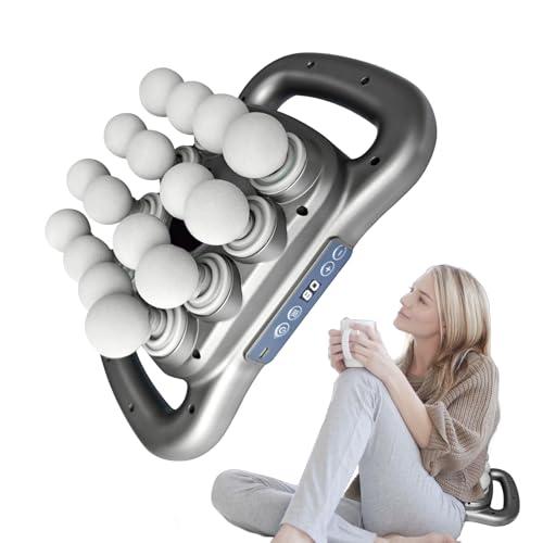 Homlume Massage Gun Deep Tissue with 16 Heads, 9 Modes & 9 Levels – Full Body Muscle Massager for Fascia, Electric Percussion Massager Gun for Muscles