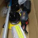 Weed Wacker Cordless - Brushless Electric Weed Cordless Eater Battery Powered with 2 X 4.0Ah Batteries, Cordless Brush Cutter, 3 in 1 Edger/ Mower/ Grass Trimmer, 4 Types Blades