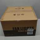 36" Modern Crystal Chandelier Ceiling Fan with Lights and Remote Dimmable LED Invisible Fandelier with Memory Function Flush Mount Crystal Fandeliers for Dining Room Bedroom,Gold