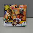 Star Wars: Young Jedi Adventures Pop-UpLightsaber Duel, Kai Brightstar & Taborr Action Figures, 4-Inch Scale Toys, Preschool Toys for 3 Year Old Boys & Girls