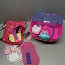 Golray Kid Foot Spa & Nail Kit, Girl Gift for 5 6 7 8-12 Year Old Toys Manicure Pedicure Art Salon, Massage Bubble & Music Foot Soak Tub, Spa Day Sleepover Party Supply Christmas Girl Birthday Gift