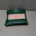 2 x OTOSTAR Set of 4 Waterproof Throw Pillow Covers 20x20 Inch Farmhouse Geometric Square Pillow Cases for Couch Patio Furniture Balcony Garden Outdoor DecorationGeometry40-Pink