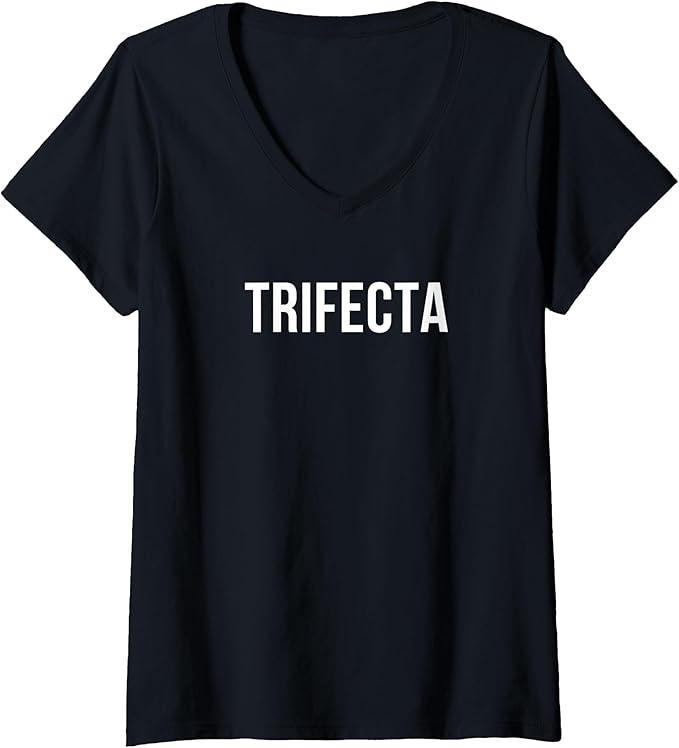Women's Trifecta V-Neck T-Shirt, S