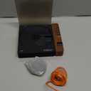 syitren R300 CD Player Portable Bluetooth Desktop Retro CD Players for Home, Without Speakers, Rechargeble Battery Small Compact Vintage CD Player, SPDIF Out, Brown